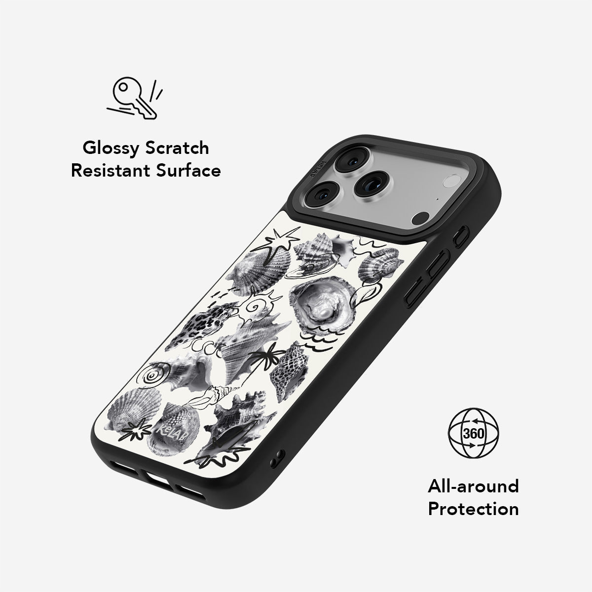 Coastal Curiosities | Seashell Sketch iPhone Case