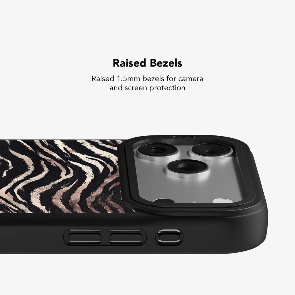Shadow Striker | Zebra Stripe iPhone Case