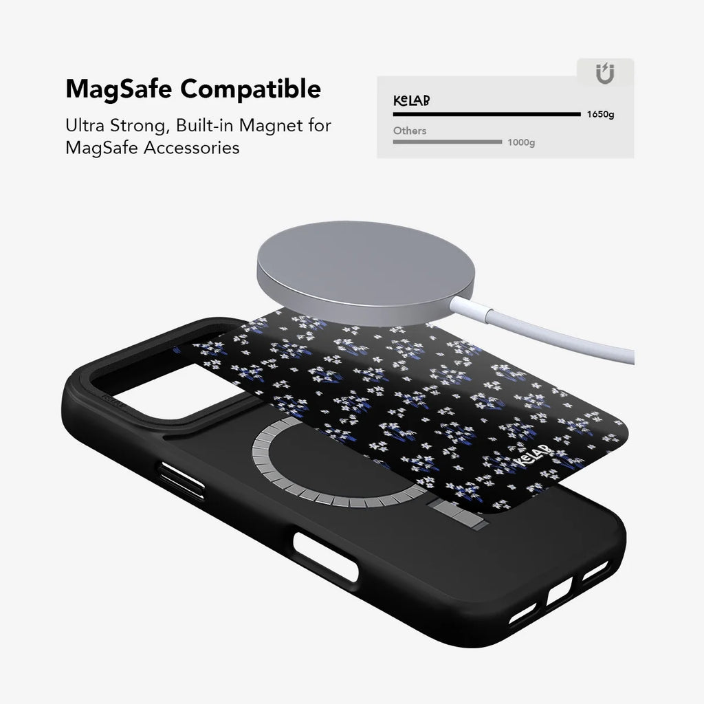 Inkwell Lily | Minimalist Black Floral iPhone Case