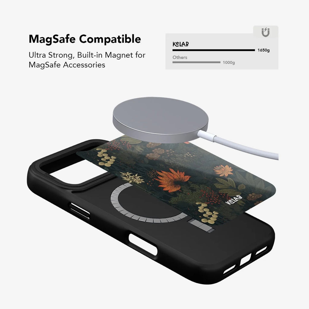 Elderberry Enchantment | Dark Academia Floral iPhone Case
