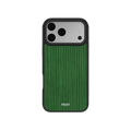 Emerald Drip | Green Stripe Pattern iPhone Case