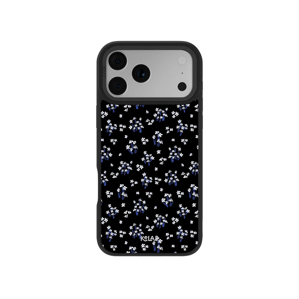 Inkwell Lily | Minimalist Black Floral iPhone Case
