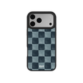 Marine Check | Navy Blue Checkered iPhone Case