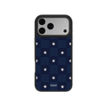 Celestial Check | Navy Checkered iPhone Case