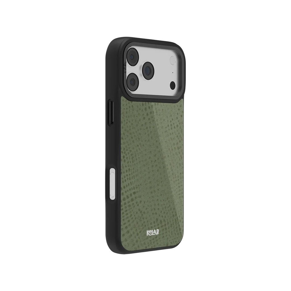 Sage Silk | Sage Green Pebbled Texture iPhone Case