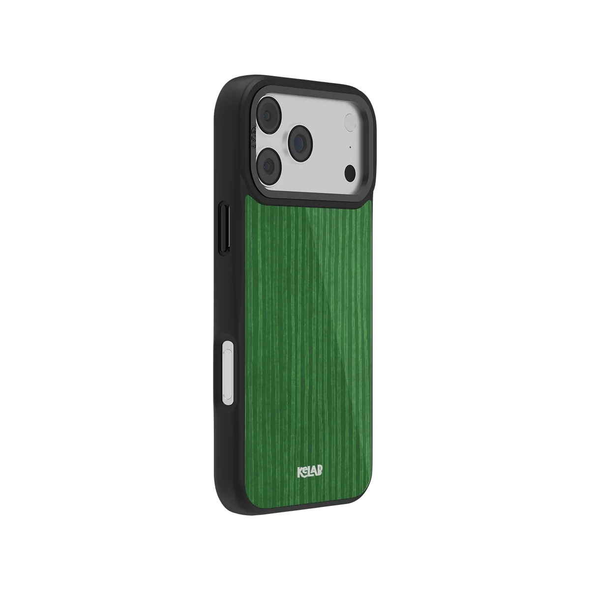 Emerald Drip | Green Stripe Pattern iPhone Case
