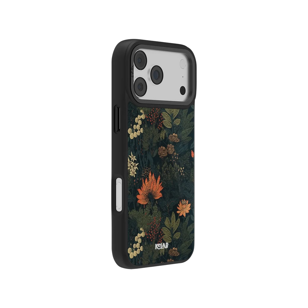 Elderberry Enchantment | Dark Academia Floral iPhone Case
