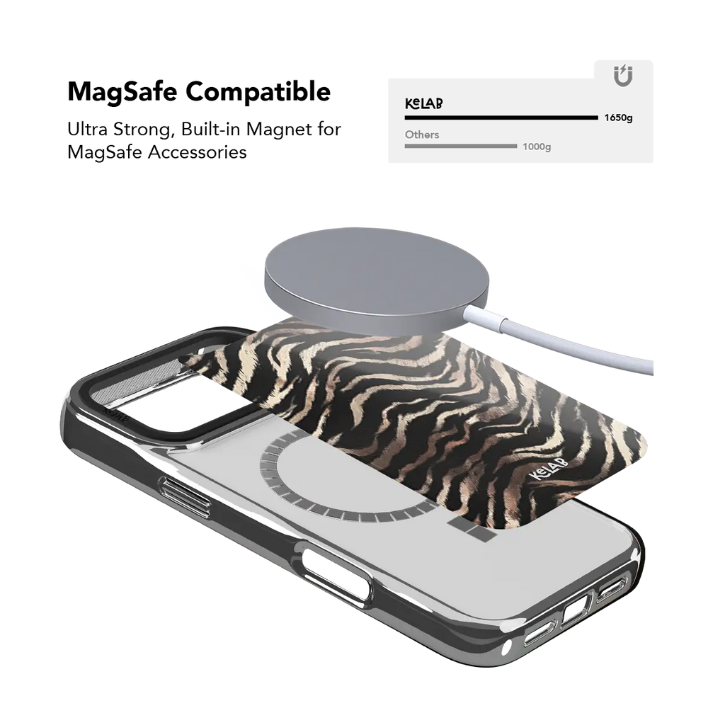 Shadow Striker | Zebra Stripe iPhone Case