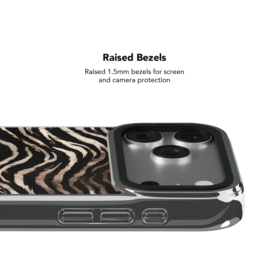 Shadow Striker | Zebra Stripe iPhone Case