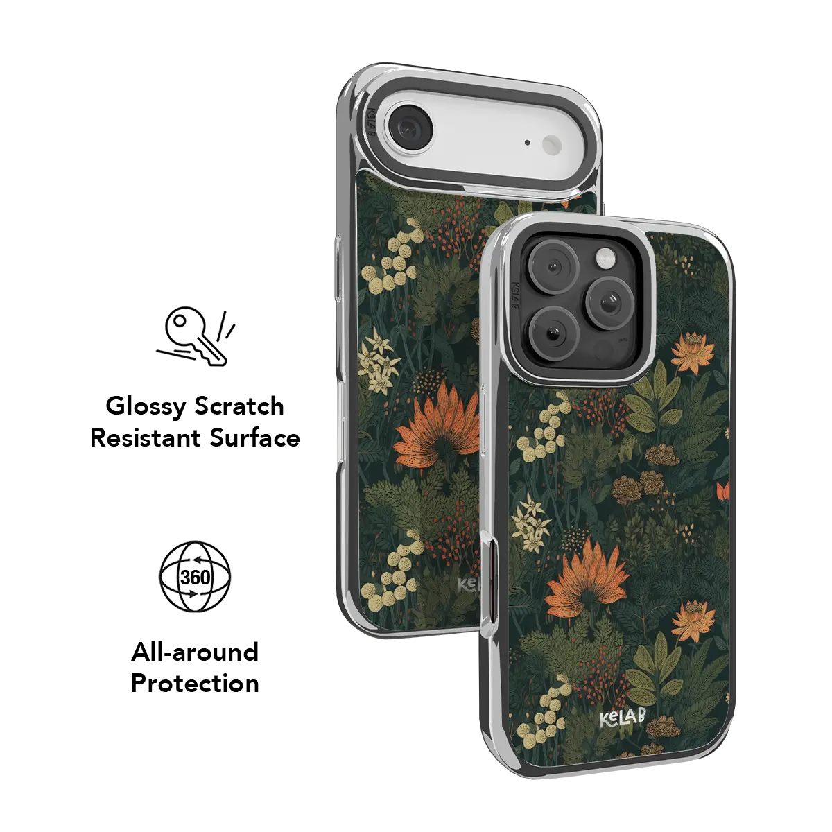 Elderberry Enchantment | Dark Academia Floral iPhone Case