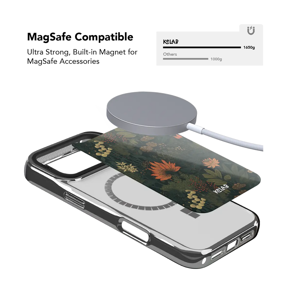 Elderberry Enchantment | Dark Academia Floral iPhone Case