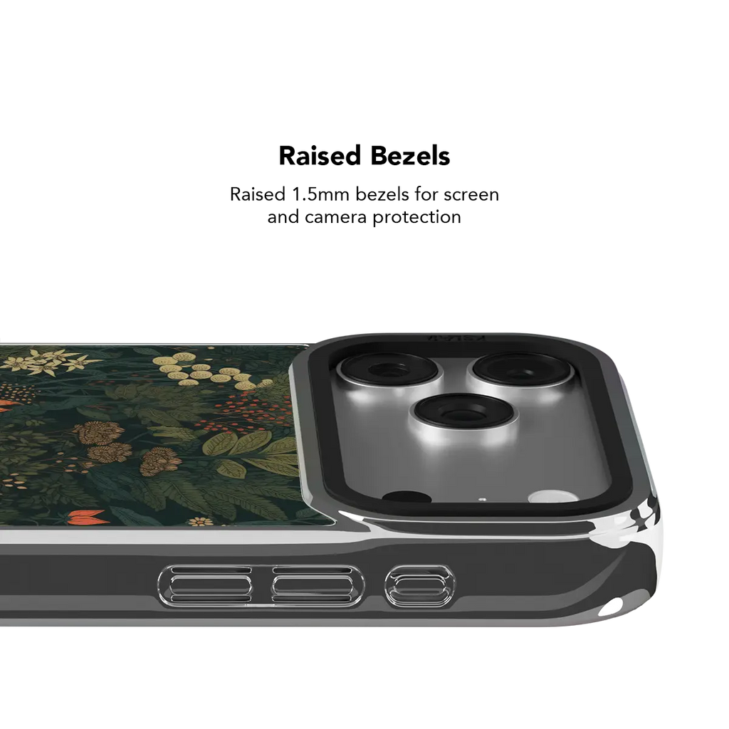 Elderberry Enchantment | Dark Academia Floral iPhone Case