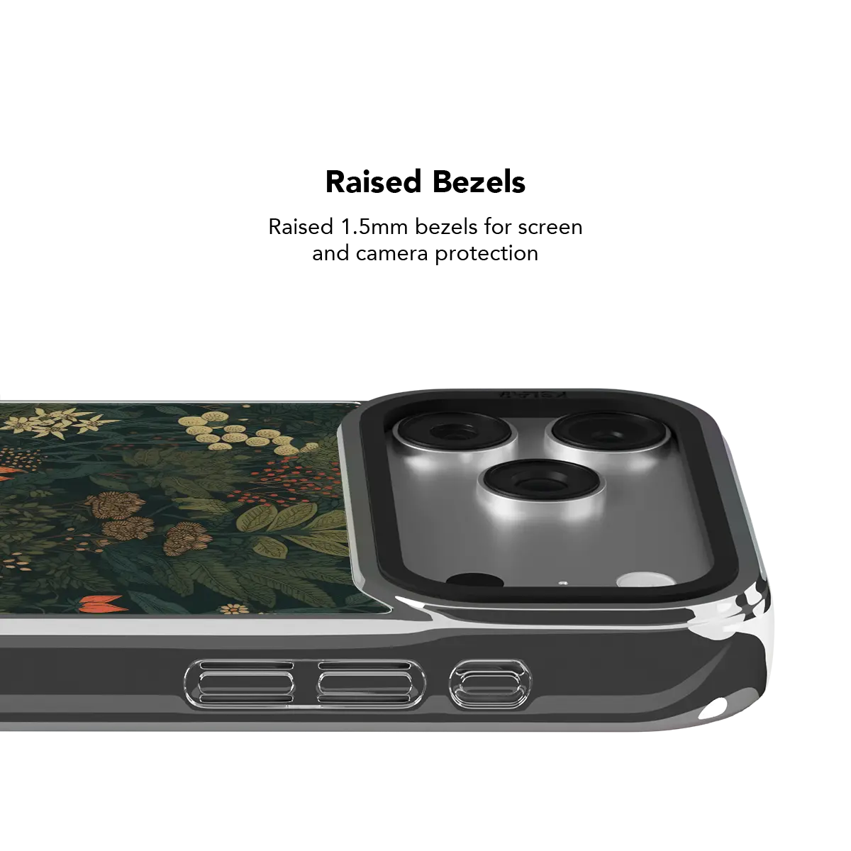 Elderberry Enchantment | Dark Academia Floral iPhone Case