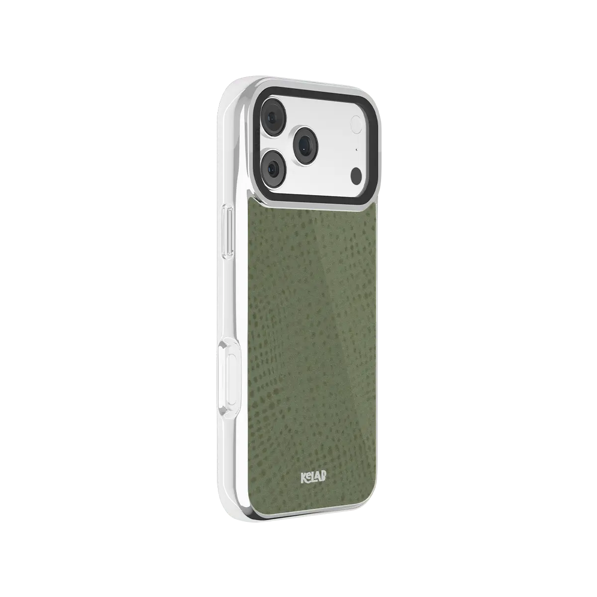 Sage Silk | Sage Green Pebbled Texture iPhone Case