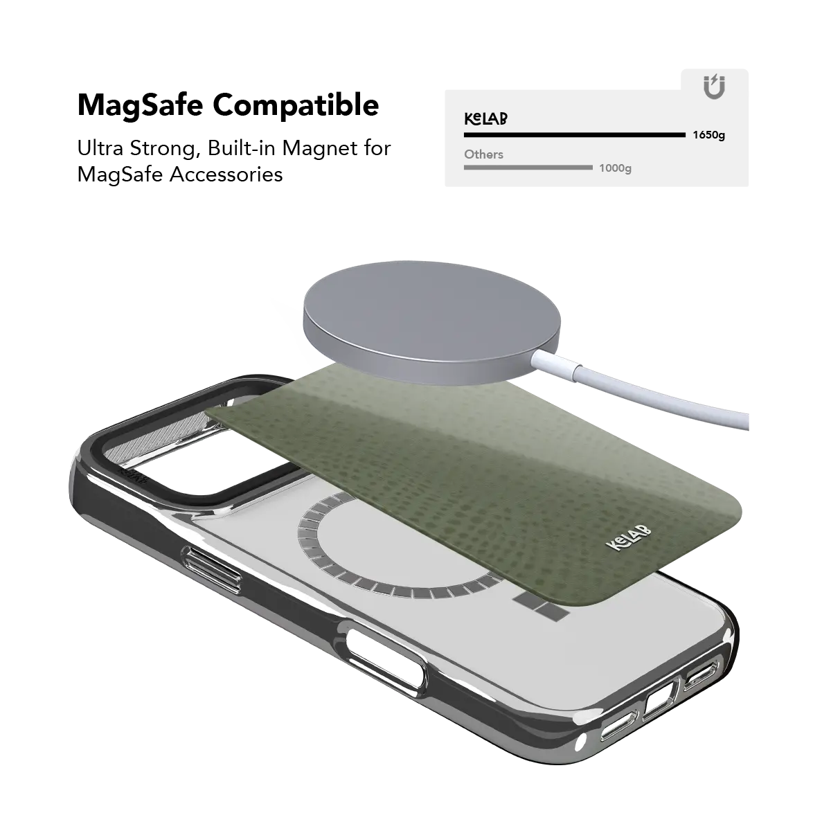 Sage Silk | Sage Green Pebbled Texture iPhone Case