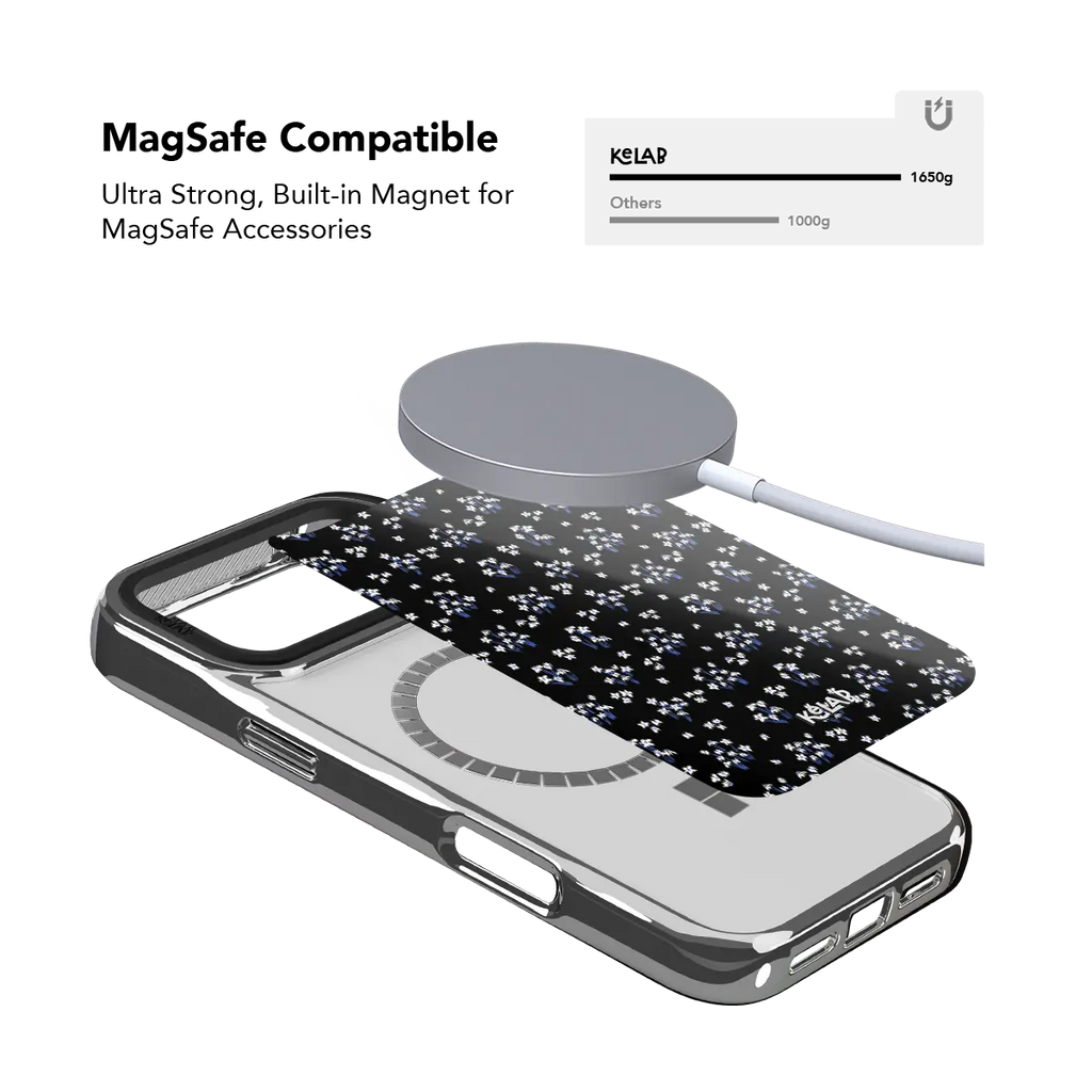 Inkwell Lily | Minimalist Black Floral iPhone Case
