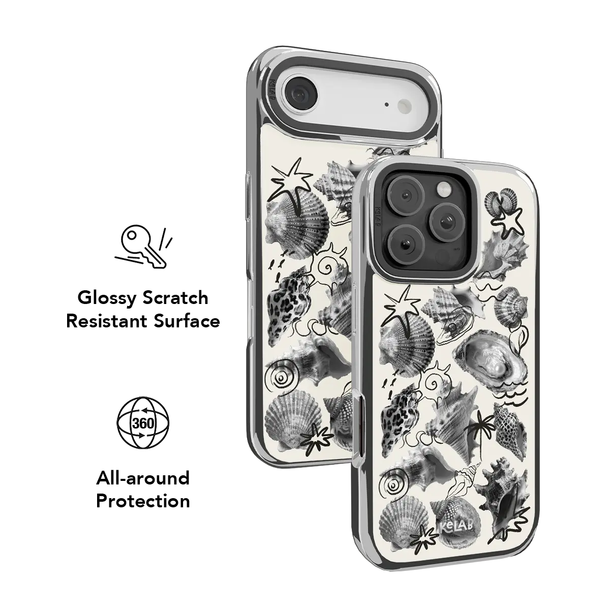 Coastal Curiosities | Seashell Sketch iPhone Case