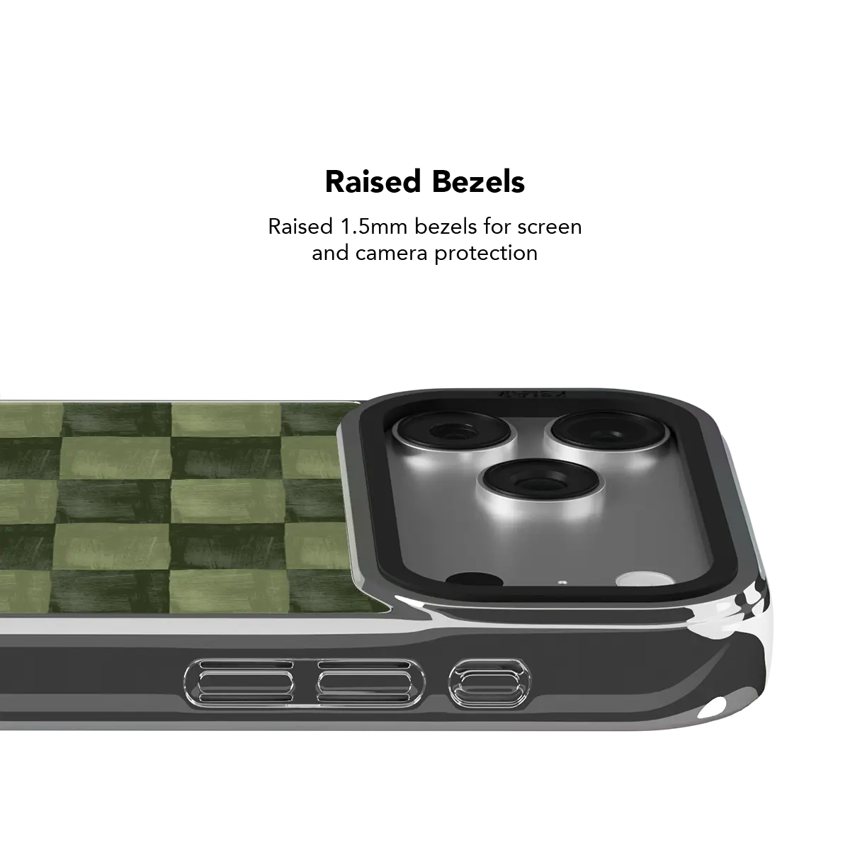 Juniper Grid | Green Checkered iPhone Case