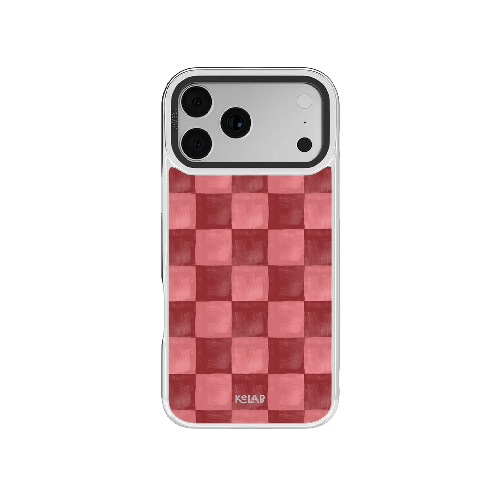 Canyon Clay | Red Checkered iPhone Case