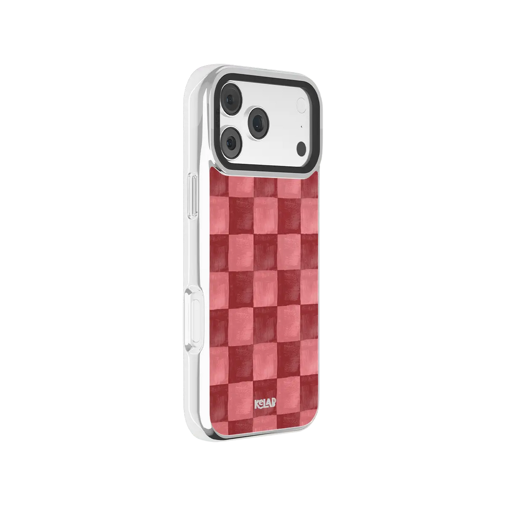 Canyon Clay | Red Checkered iPhone Case
