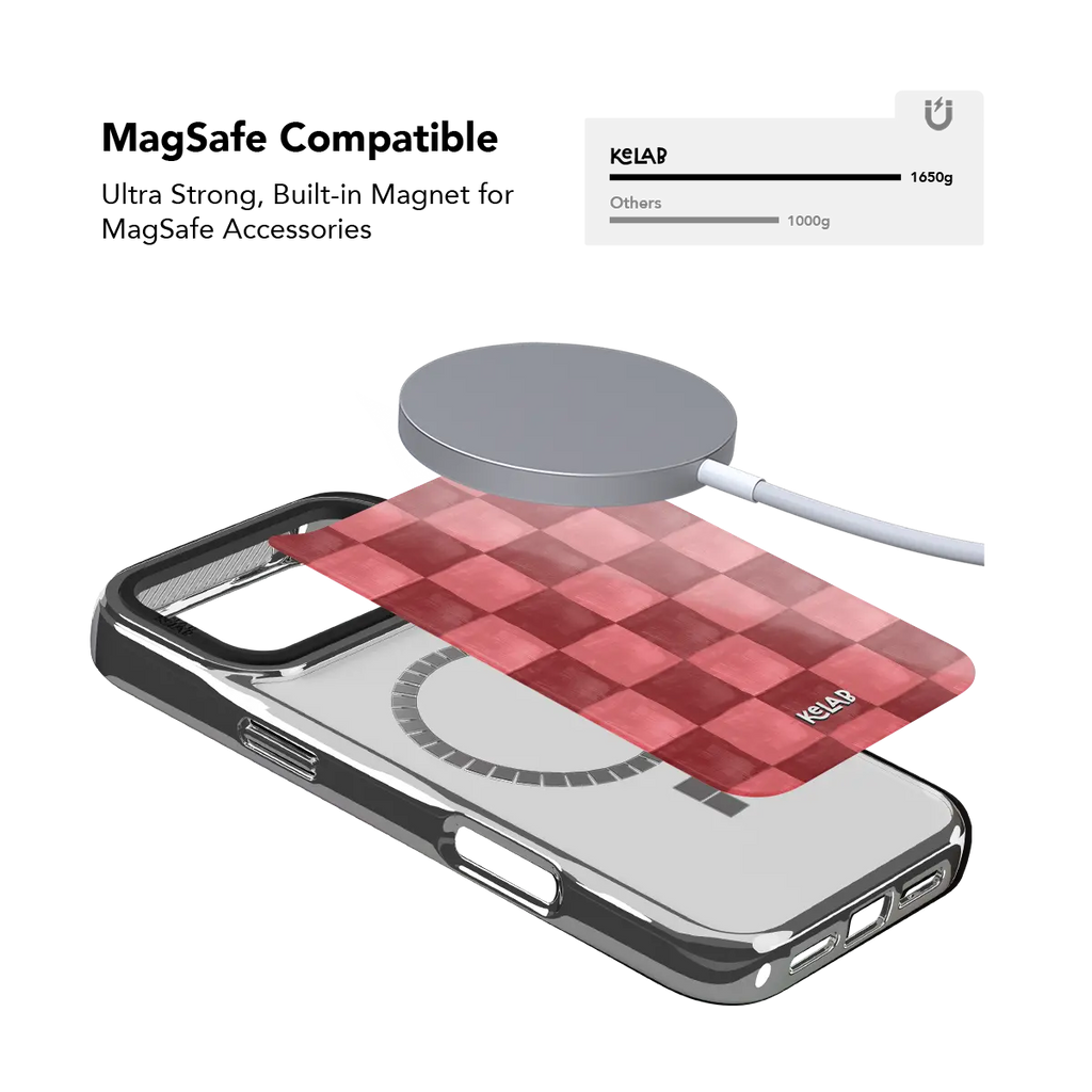 Canyon Clay | Red Checkered iPhone Case