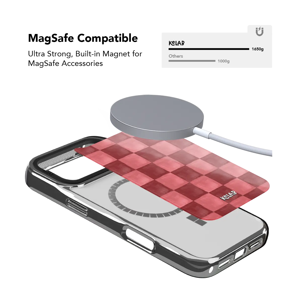 Canyon Clay | Red Checkered iPhone Case