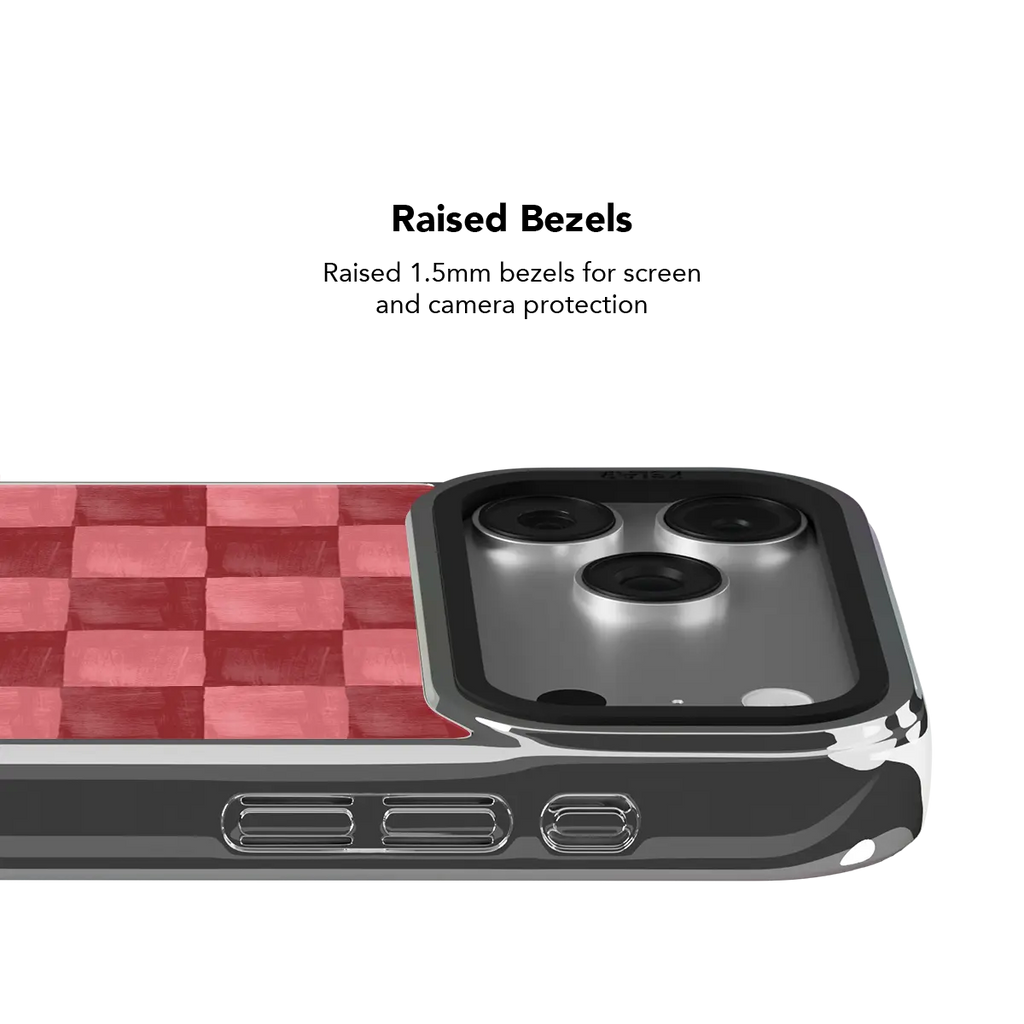 Canyon Clay | Red Checkered iPhone Case