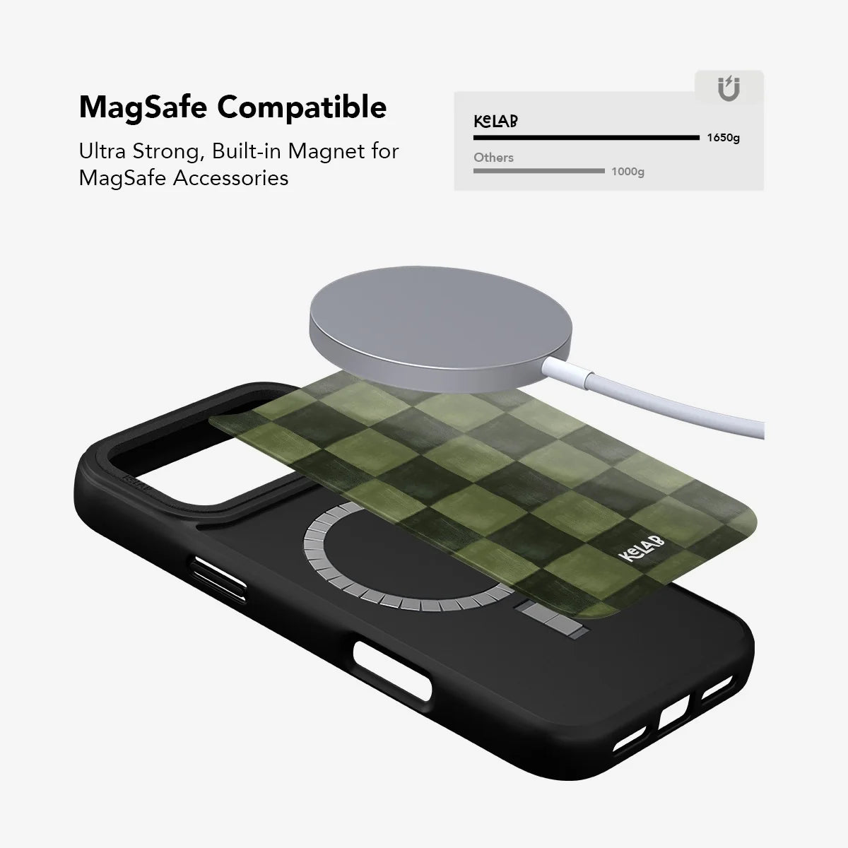 Juniper Grid | Green Checkered iPhone Case