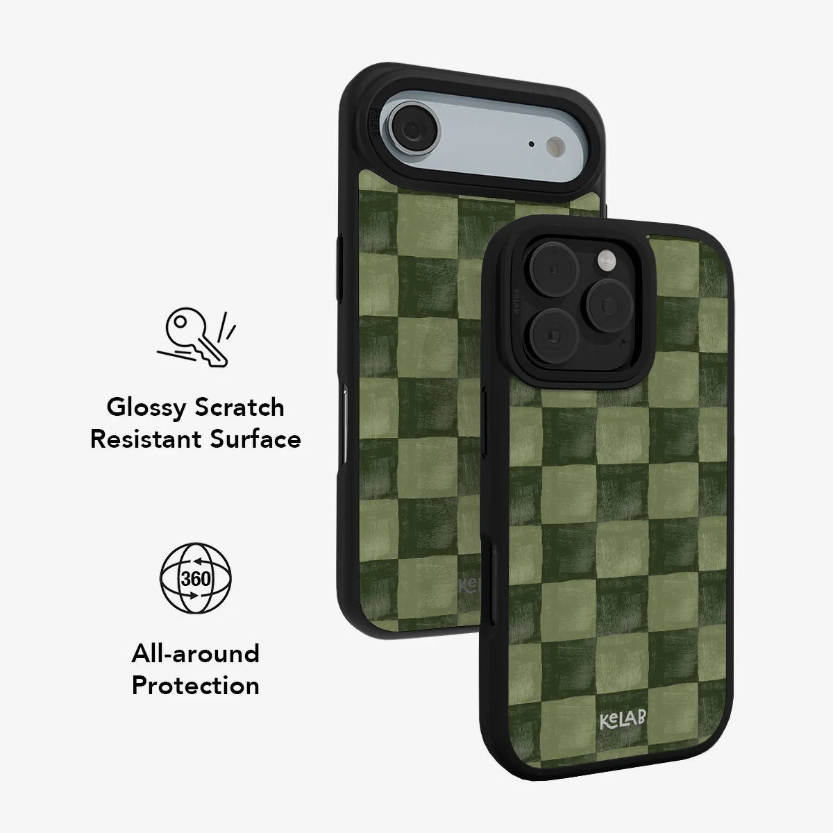 Juniper Grid | Green Checkered iPhone Case