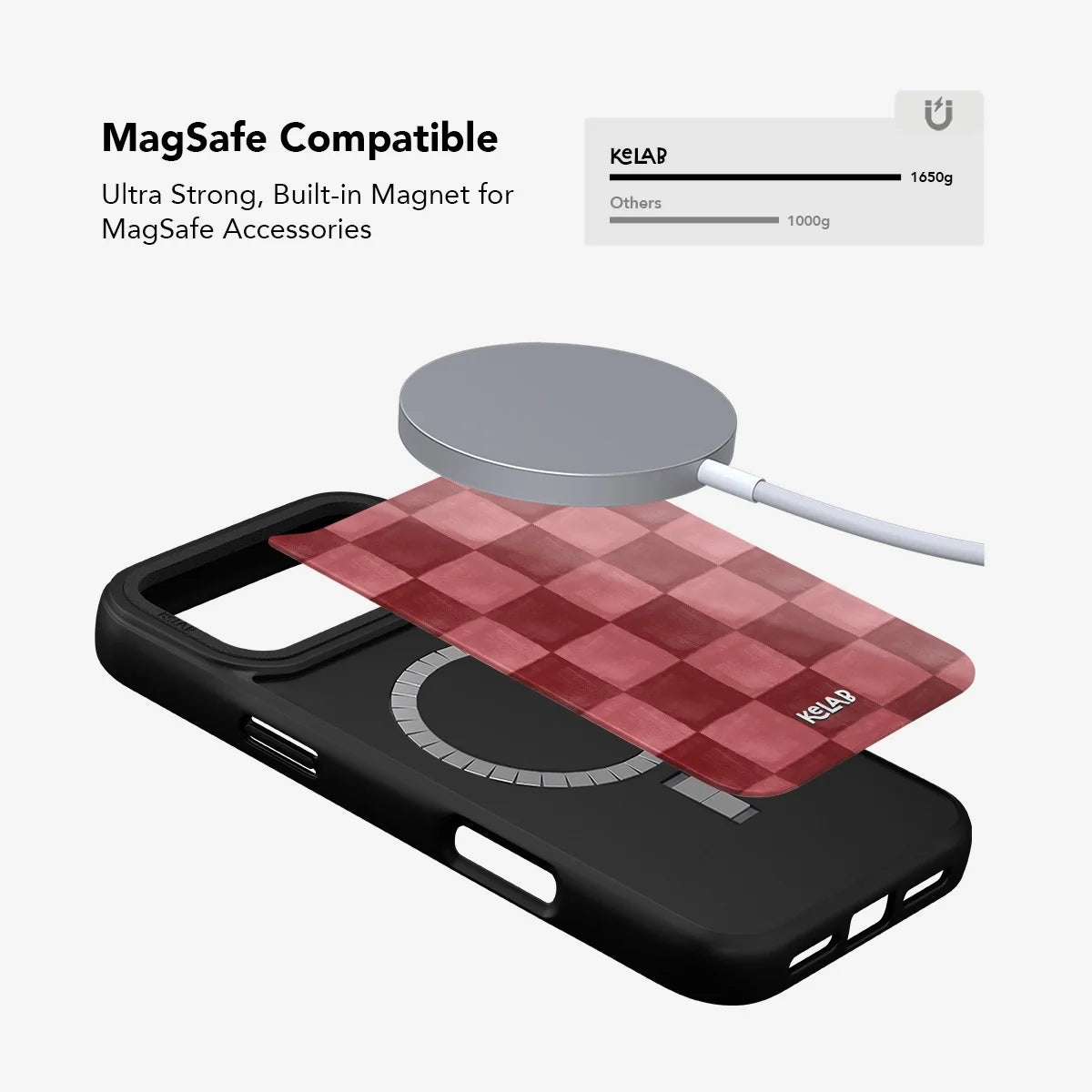 Canyon Clay | Red Checkered iPhone Case