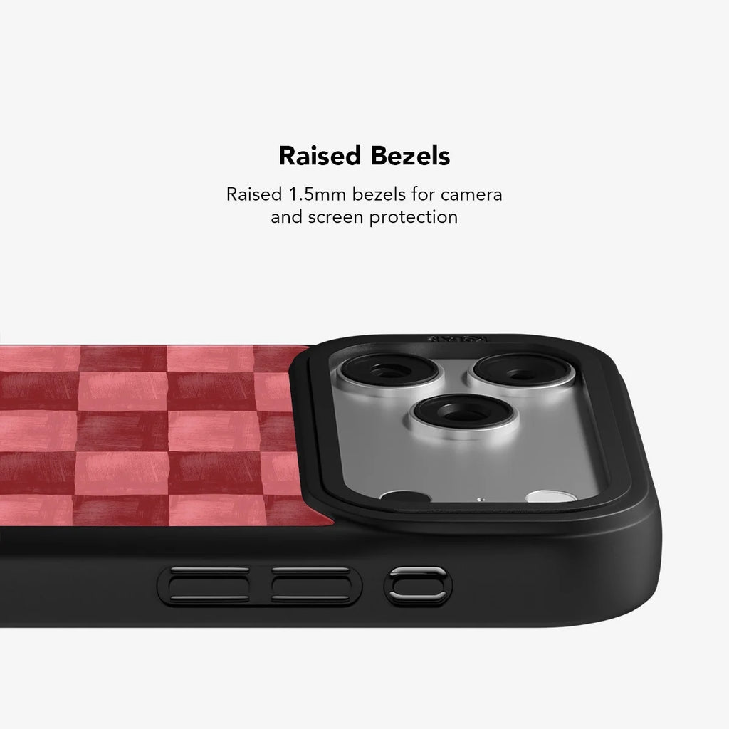 Canyon Clay | Red Checkered iPhone Case