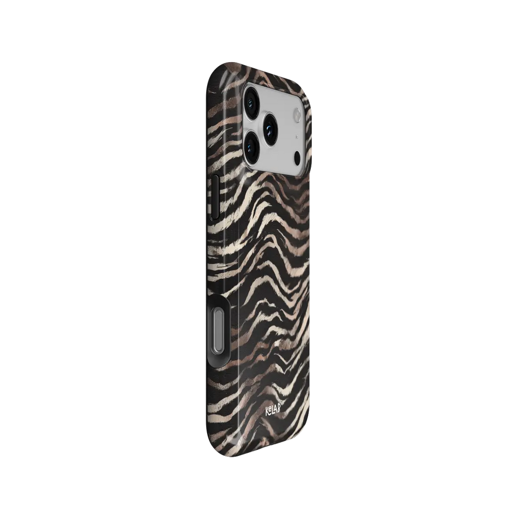 Shadow Striker | Zebra Stripe iPhone Case