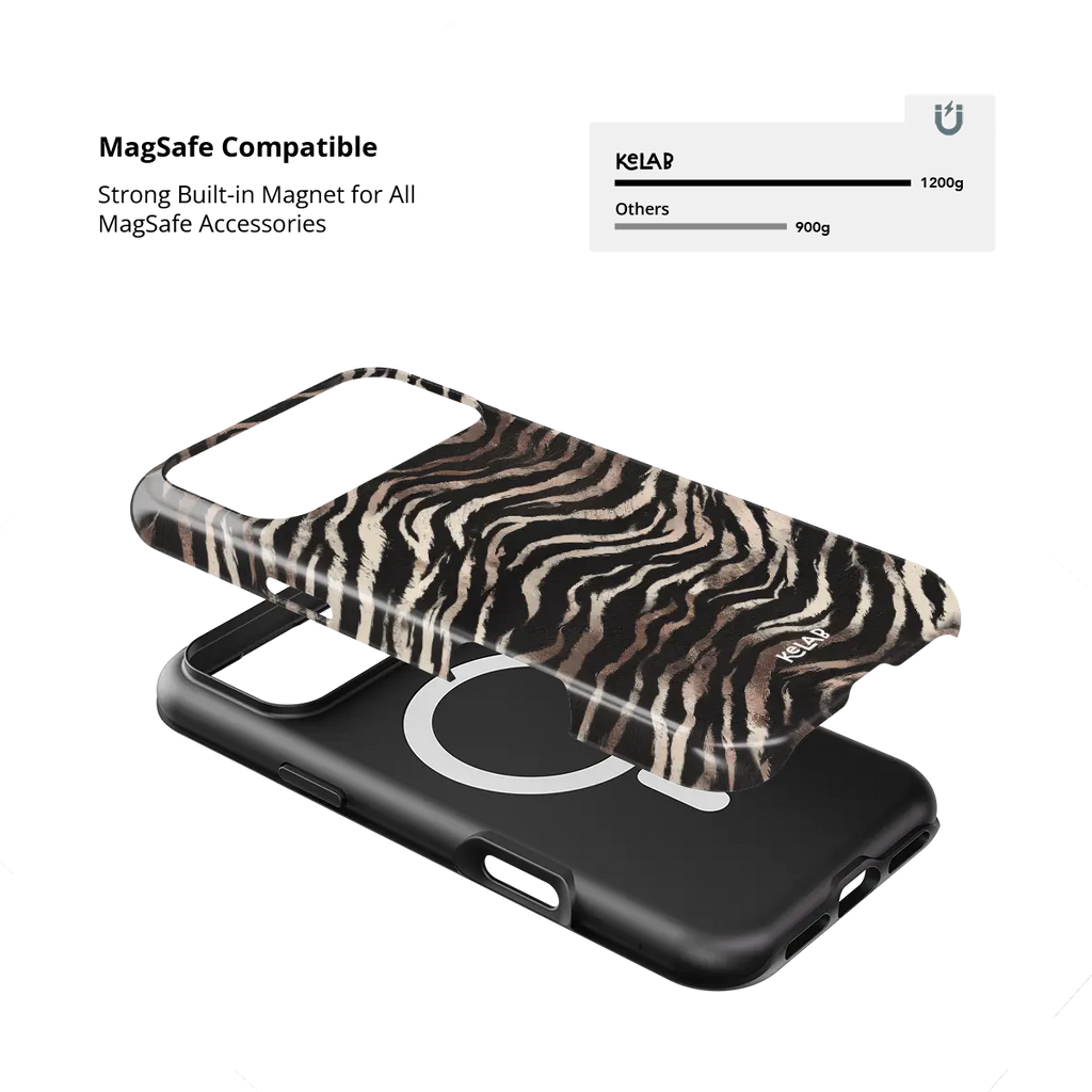 Shadow Striker | Zebra Stripe iPhone Case