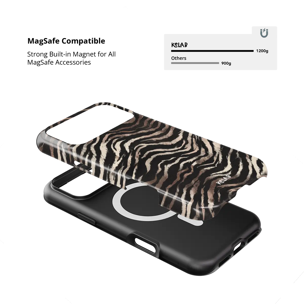 Shadow Striker | Zebra Stripe iPhone Case