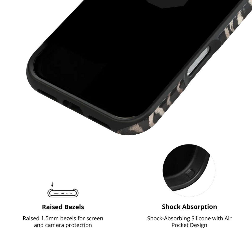 Shadow Striker | Zebra Stripe iPhone Case